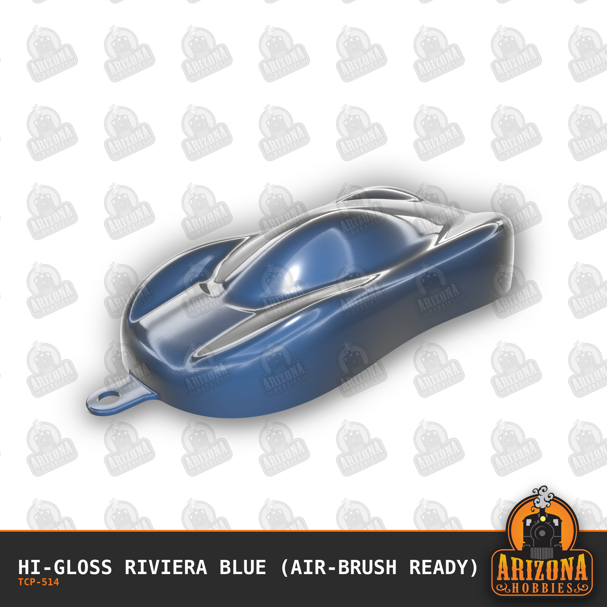High-Gloss RIVIERA BLUE 1-oz bottle (Air-brush) Tru-Color Paint