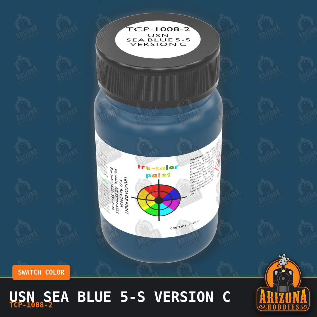 U.S. Navy SEA BLUE 5-S Version C 2-oz bottle (Air-brush) Tru-Color Paint SPECIAL ORDER ONLY