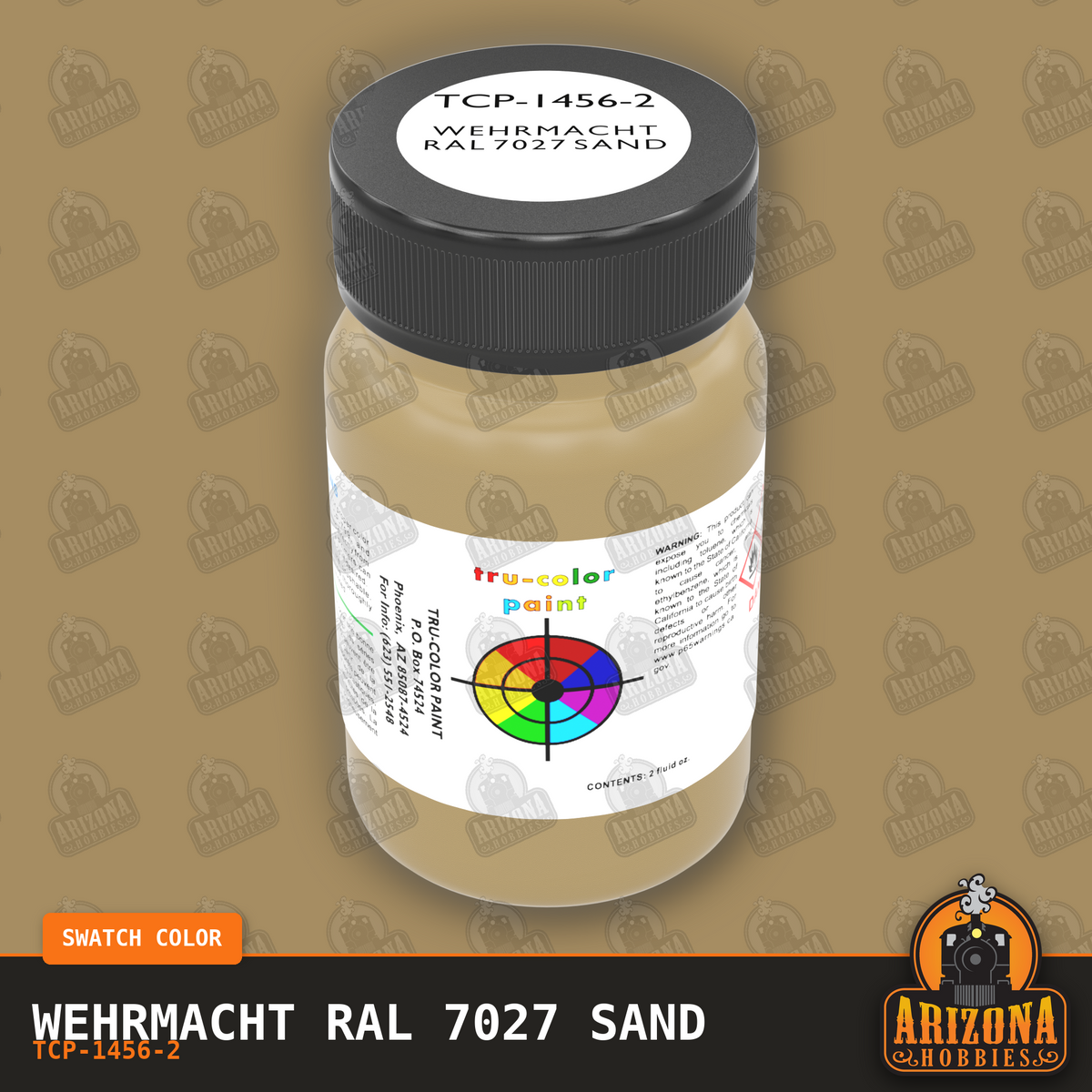 Wehrmacht RAL 7027 SAND 2-oz bottle (Air-brush) Tru-Color Paint SPECIAL ORDER ONLY
