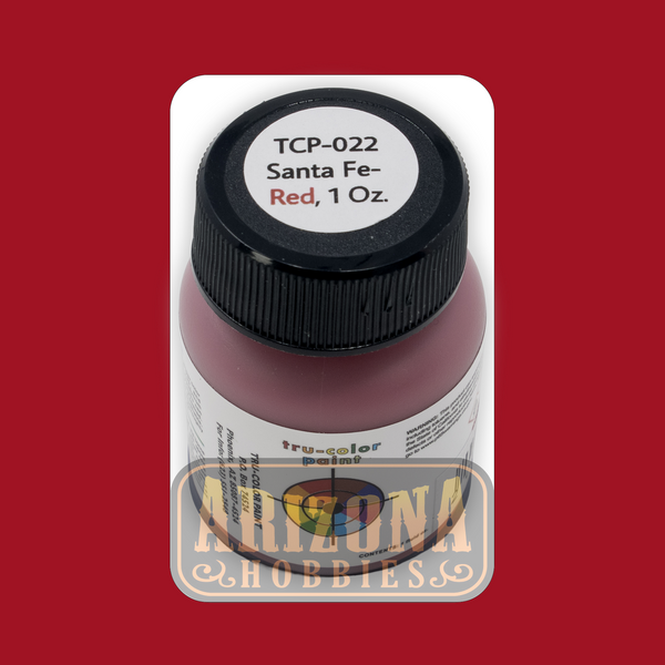 Santa Fe RED 1-oz bottle (Airbrush-ready) Tru-Color Paint
