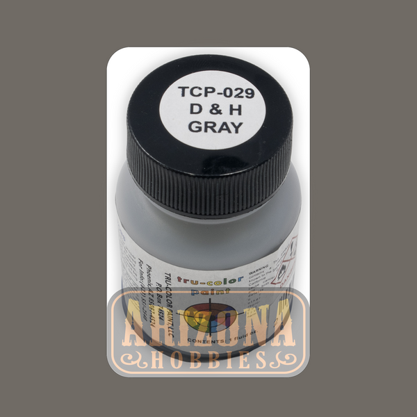 Delaware & Hudson GRAY 1-oz bottle (Airbrush-ready) Tru-Color Paint