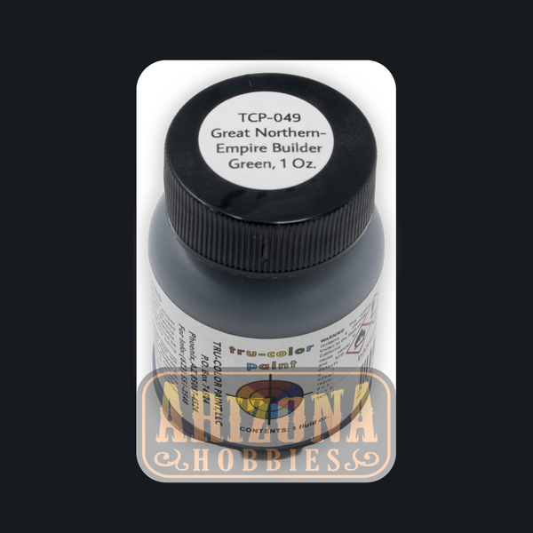 Great Northern EMPIRE BUILDER GREEN 1-oz bottle (Airbrush-ready) Tru-Color Paint