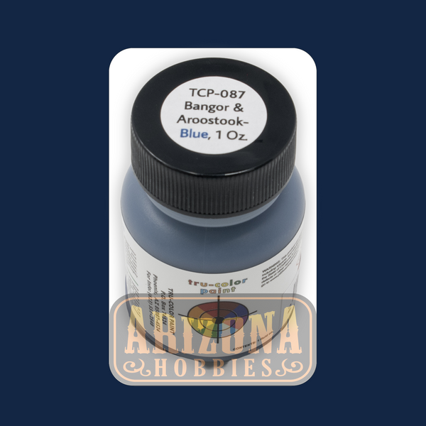 Bangor & Aroostook BLUE 1-oz bottle (Airbrush-ready) Tru-Color Paint