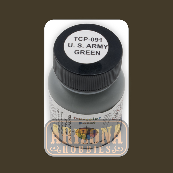 U.S. ARMY GREEN 1-oz bottle (Airbrush-ready) Tru-Color Paint