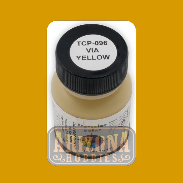 VIA Rail YELLOW 1-oz bottle (Airbrush-ready) Tru-Color Paint