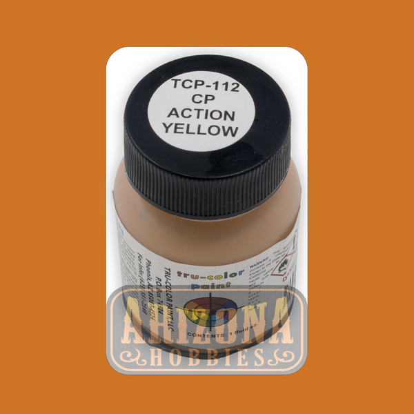 Canadian Pacific ACTION YELLOW 1-oz bottle (Airbrush-ready) Tru-Color Paint