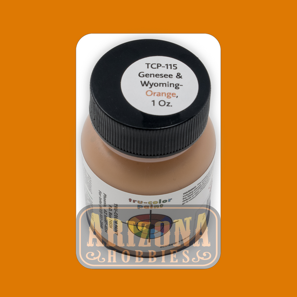 Genesee & Wyoming ORANGE 1-oz bottle (Airbrush-ready) Tru-Color Paint