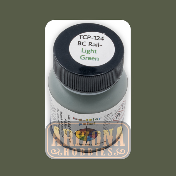 BC Rail LIGHT GREEN 1-oz bottle (Airbrush-ready) Tru-Color Paint