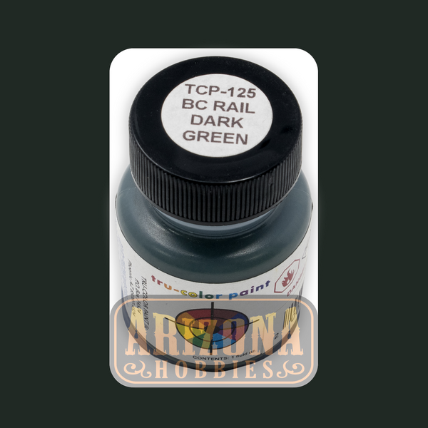 BC Rail DARK GREEN 1-oz bottle (Airbrush-ready) Tru-Color Paint