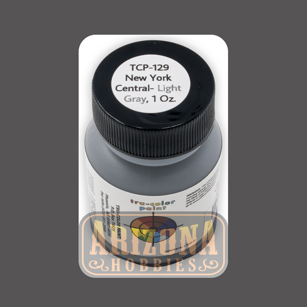 New York Central LIGHT GRAY 1-oz bottle (Airbrush-ready) Tru-Color Paint
