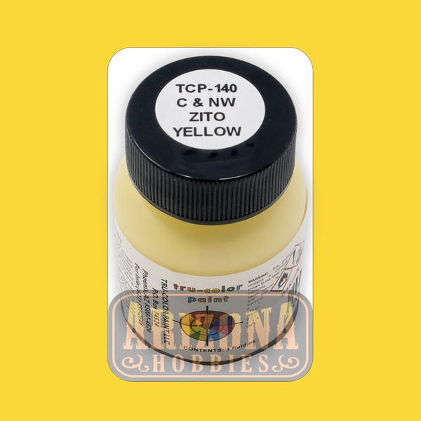Chicago & North Western ZITO YELLOW 1-oz bottle (Airbrush-ready) Tru-Color Paint