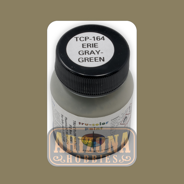Erie Railroad GRAY-GREEN 1-oz bottle (Airbrush-ready) Tru-Color Paint