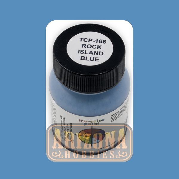 Rock Island BLUE 1-oz bottle (Airbrush-ready) Tru-Color Paint