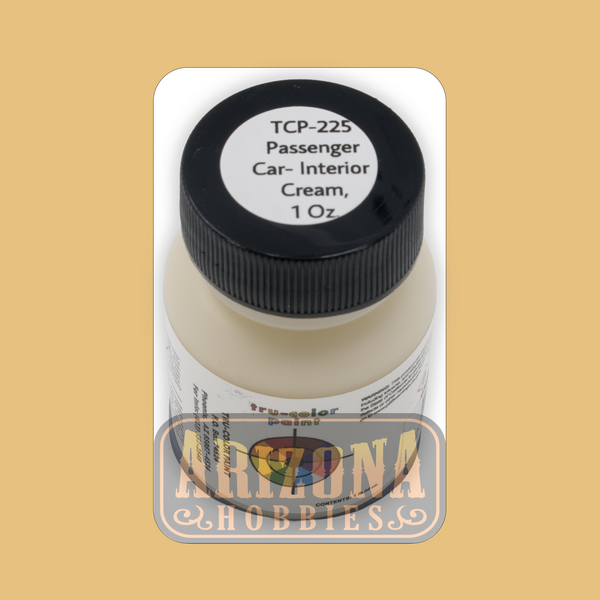 Passenger Car Interior CREAM 1-oz bottle (Airbrush-ready) Tru-Color Paint