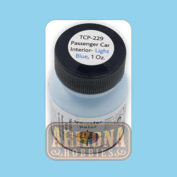 Passenger Car Interior LIGHT BLUE 1-oz bottle (Airbrush-ready) Tru-Color Paint