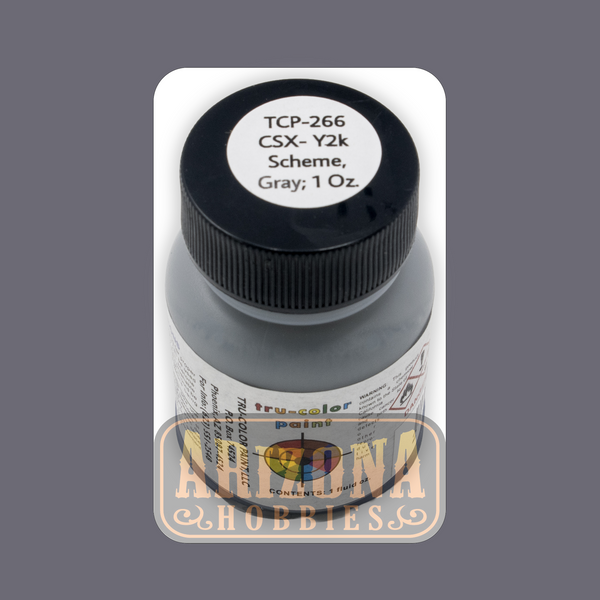CSX Y2K GRAY Scheme 1-oz bottle (Airbrush-ready) Tru-Color Paint