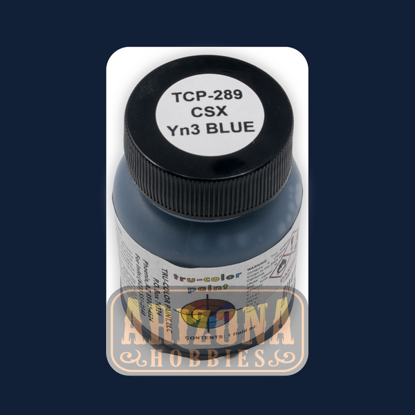 CSX Y3N BLUE 1-oz bottle (Airbrush-ready) Tru-Color Paint
