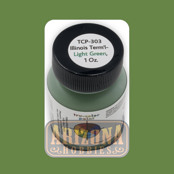 Illinois Terminal LIGHT GREEN 1-oz bottle (Airbrush-ready) Tru-Color Paint