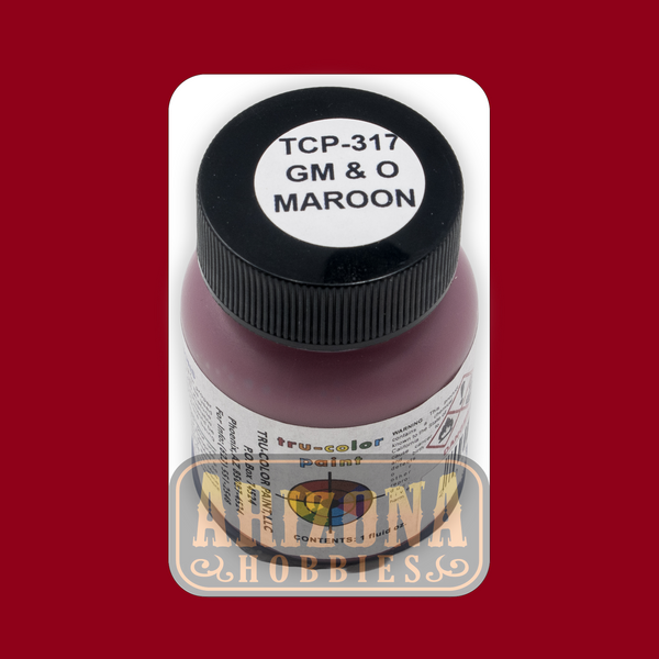 Gulf Mobile & Ohio MAROON 1-oz bottle (Airbrush-ready) Tru-Color Paint