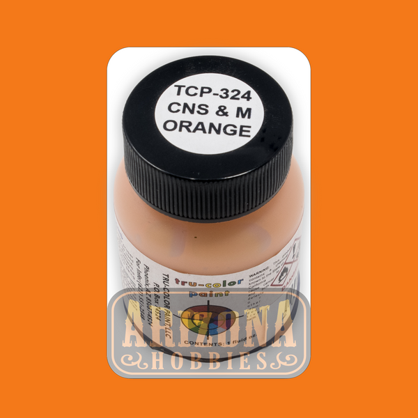 Chicago North Shore & Milwaukee ORANGE 1-oz bottle (Airbrush-ready) Tru-Color Paint