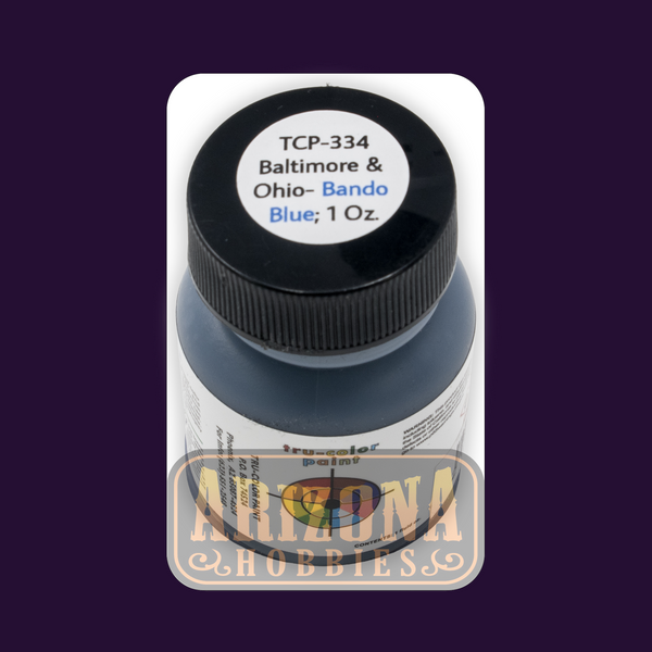 Baltimore & Ohio BANDO BLUE 1-oz bottle (Airbrush-ready) Tru-Color Paint
