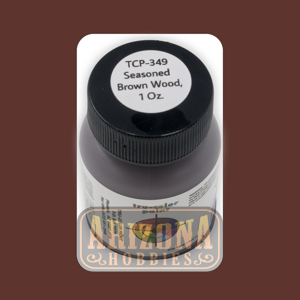 SEASONED BROWN WOOD 1-oz bottle (Airbrush-ready) Tru-Color Paint