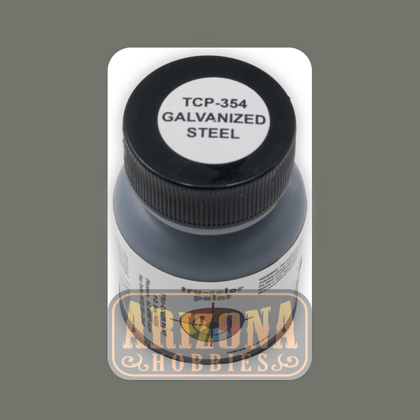 GALVANIZED STEEL 1-oz bottle (Airbrush-ready) Tru-Color Paint