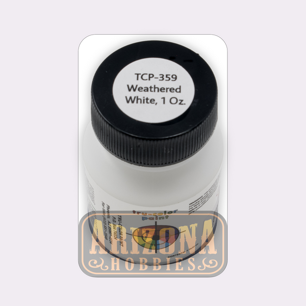 WEATHERED WHITE 1-oz bottle (Airbrush-ready) Tru-Color Paint