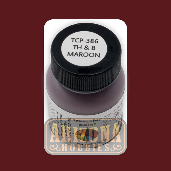 Toronto Hamilton & Buffalo MAROON 1-oz bottle (Airbrush-ready) Tru-Color Paint
