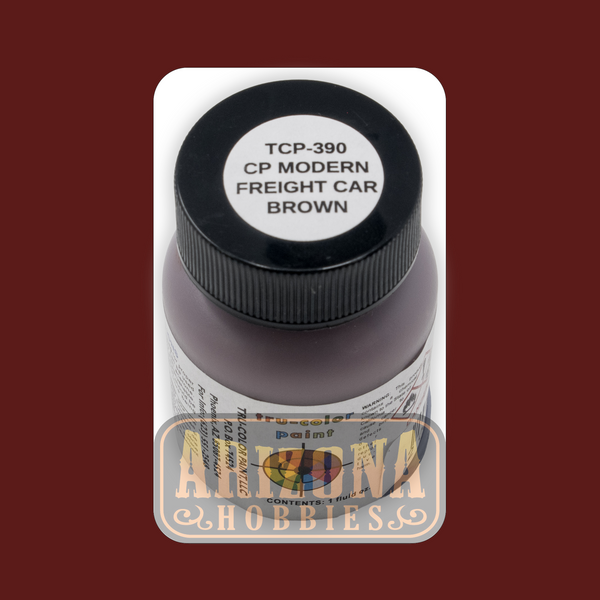 Canadian Pacific MODERN FREIGHT CAR BROWN 1-oz bottle (Airbrush-ready) Tru-Color Paint