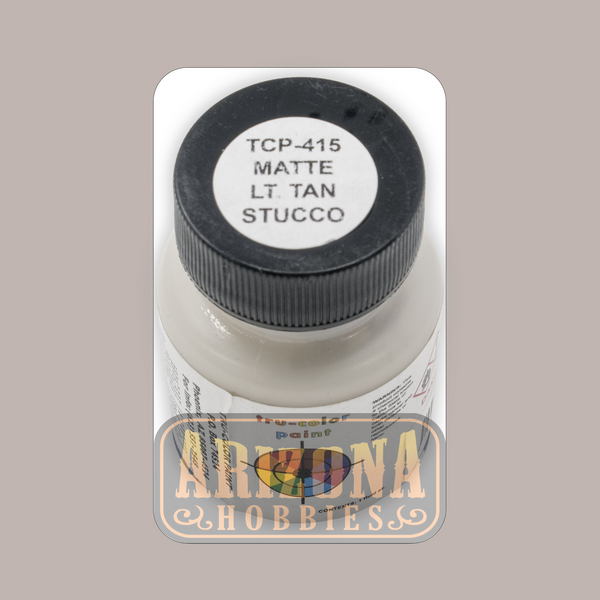 Matte STUCCO LIGHT TAN 1-oz bottle (Airbrush-ready) Tru-Color Paint