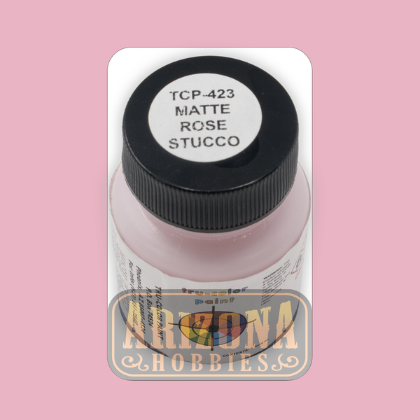 Matte STUCCO ROSE 1-oz bottle (Airbrush-ready) Tru-Color Paint