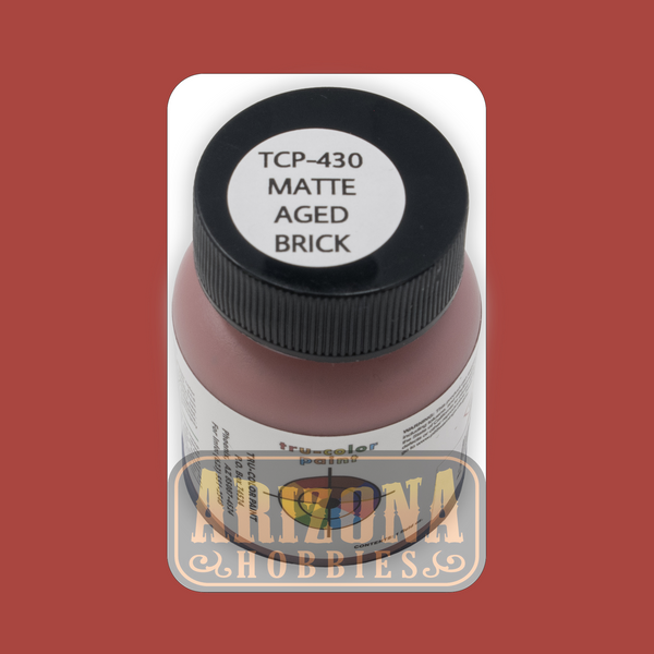 Matte BRICK AGED 1-oz bottle (Airbrush-ready) Tru-Color Paint