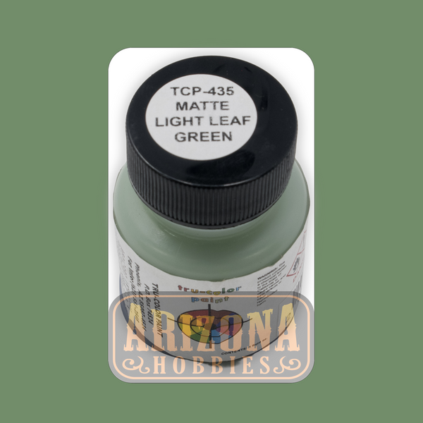 Matte LIGHT LEAF GREEN 1-oz bottle (Airbrush-ready) Tru-Color Paint