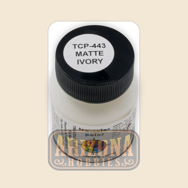 Matte IVORY 1-oz bottle (Airbrush-ready) Tru-Color Paint
