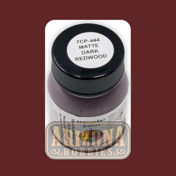 Matte DARK REDWOOD 1-oz bottle (Airbrush-ready) Tru-Color Paint