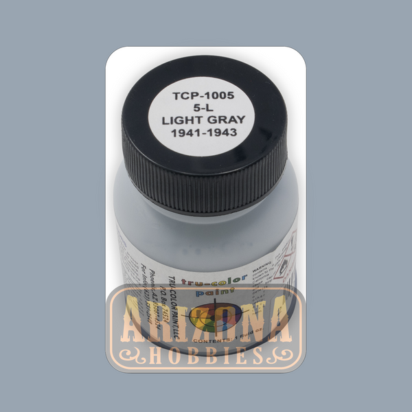 U.S. Navy LIGHT GRAY 5-L (early 1941) 1-oz bottle (Airbrush-ready) Tru-Color Paint