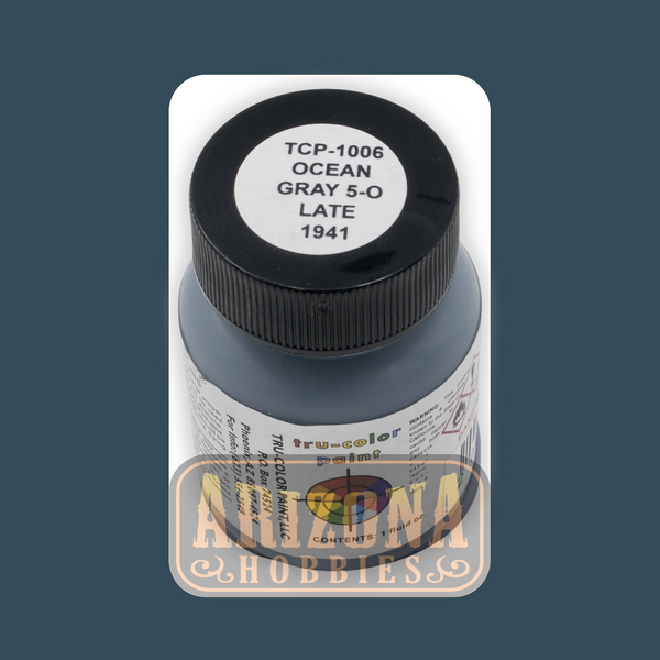 U.S. Navy OCEAN GRAY 5-O (late 1941) 1-oz bottle (Airbrush-ready) Tru-Color Paint