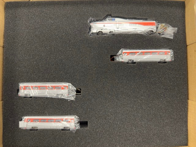 Con-Cor N Scale GM Aerotrain 4-Car Set, GM Demonstrator (0001-008761)