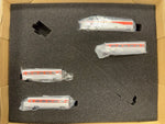 Con-Cor N Scale GM Aerotrain 4-Car Set, Santa Fe San Diegan 1956 (0001-008765)