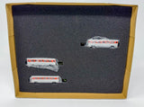 Con-Cor N scale Union Pacific Aerotrain 3-coach add-on set, new in box