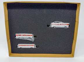Con-Cor N scale Union Pacific Aerotrain 3-coach add-on set, new in box