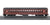 Con-Cor HO P-54 Pennsylvania Keystone - Tuscan Red with Black Roof - Coach #74