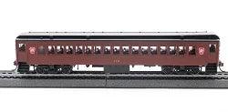 Con-Cor HO MuP-54 Pennsylvania Keystone - Tuscan Red with Black Roof - Coach #114 - Arizona Hobbies LLC