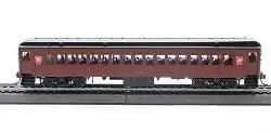 Con-Cor HO MuP-54 Pennsylvania Keystone - Tuscan Red with Black Roof - Coach #114