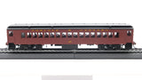 Con-Cor HO Scale P-54 Norfolk and Western Tuscan Red Black Roof Coach 475