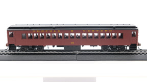 Con-Cor HO Scale P-54 Norfolk and Western Tuscan Red Black Roof Coach 475