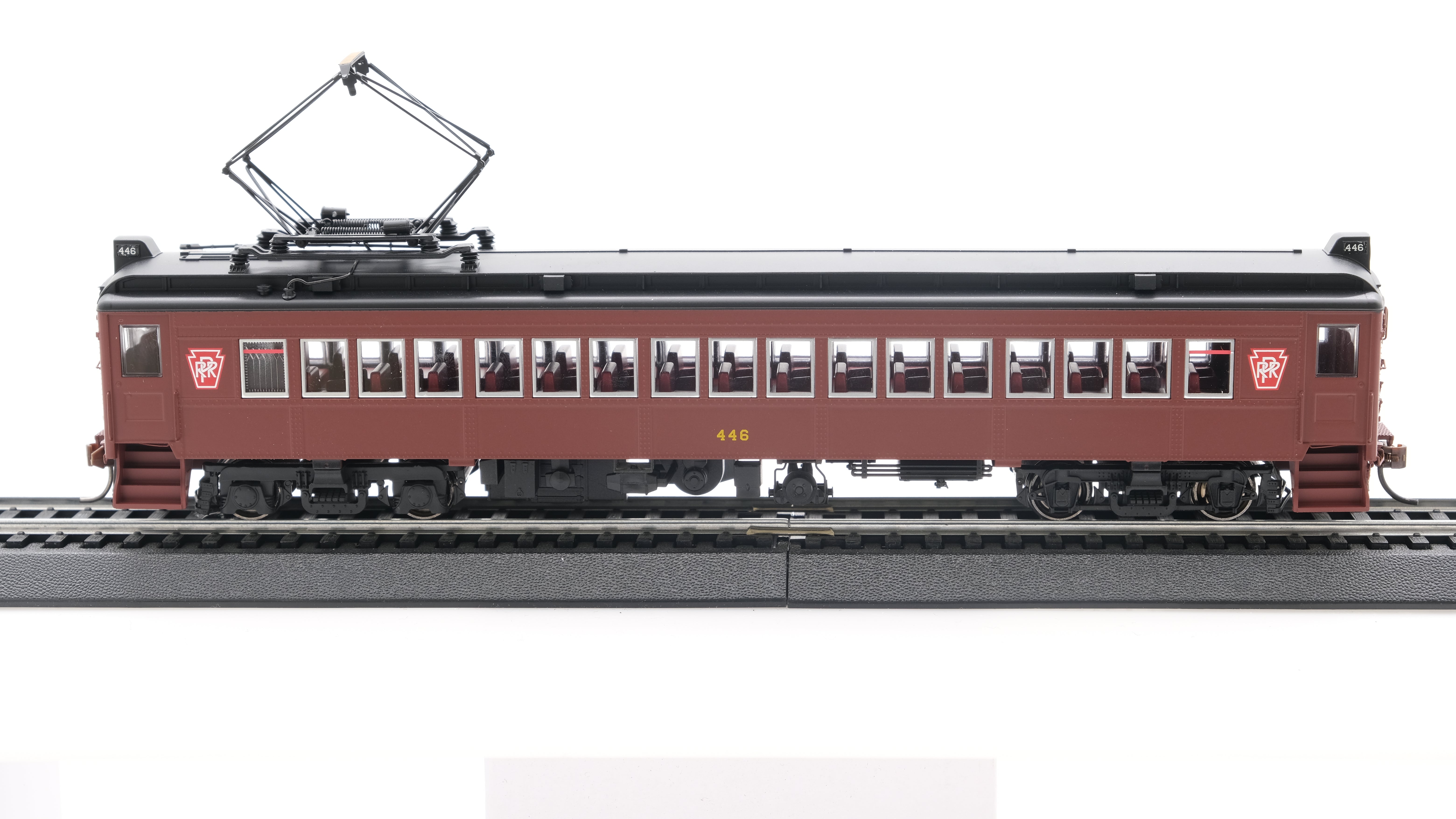 Con-Cor HO Scale MUmP54 Pennsylvania Keystone Post-War Aluminum Windows Coach 446