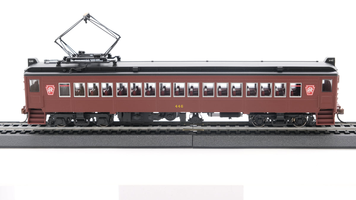 Con-Cor HO Scale MUmP54 Pennsylvania Keystone Post-War Aluminum Windows Coach 446