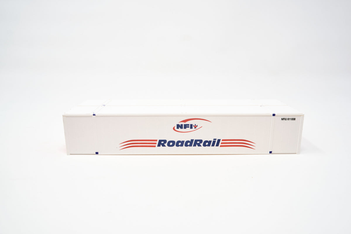 Con-Cor HO Scale 53' Reefer Container 2-Pack – NFI RoadRail – #0004-088161 (Road Number 01)